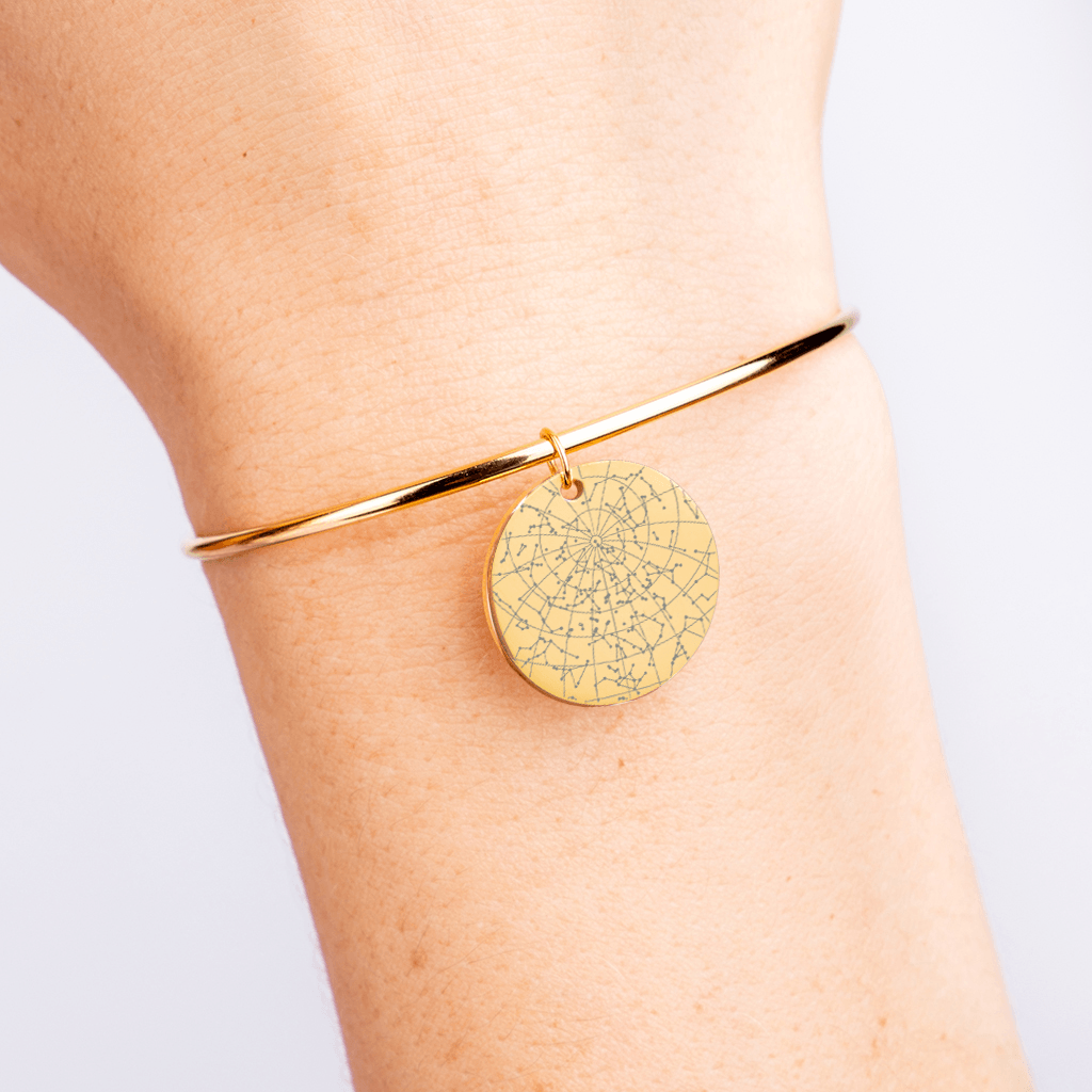 Custom Star Map Bangle - Bijouxelry