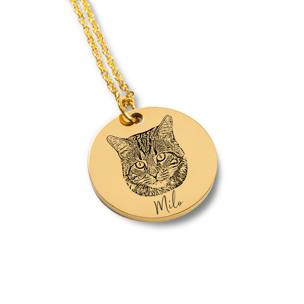 Cat Portrait Necklace - Bijouxelry