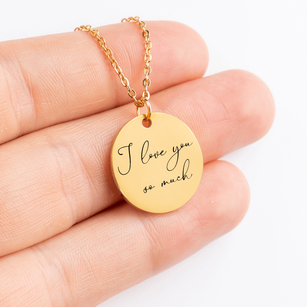 Custom Handwritten Pendant - Bijouxelry