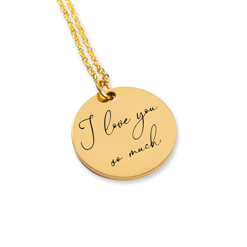 Custom Handwritten Pendant - Bijouxelry